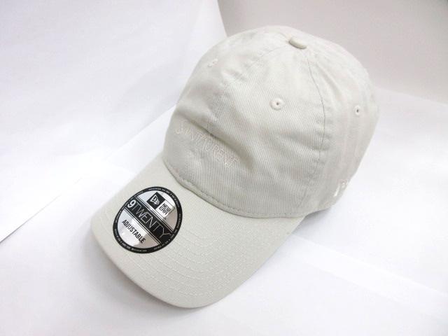 【中古】サンローラン パリ キャップ ベージュ系 コットン NEW ERA ニューエラ コラボ ベースボールキャップ  ☆AA☆
