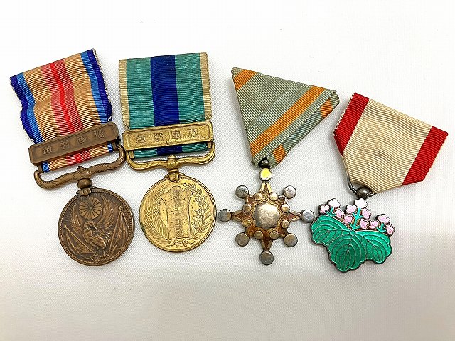 日本の軍事 メダル、勲章など7点