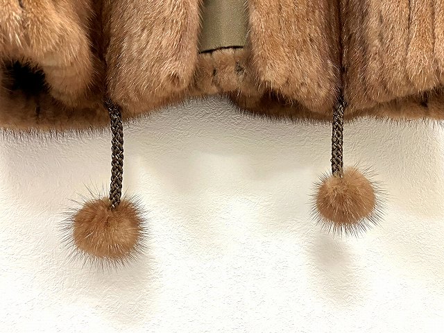 SAGA MINK サガミンク ダークミンク ファーコート 毛皮 サイズ15