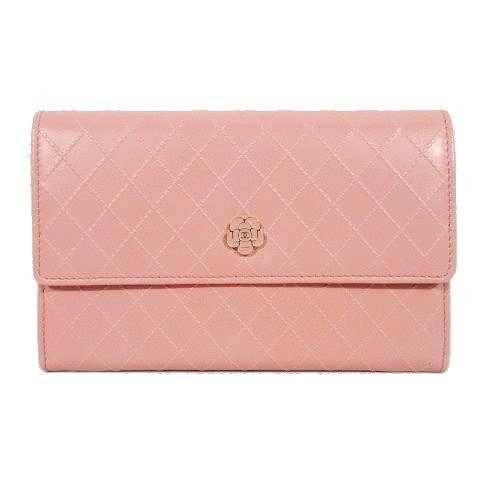 中古 シャネル Chanel 財布 二つ折り ウォレット マトラッセ カメリア ラムスキン 銀座限定ピンク レディースの通販はau Pay マーケット ブランド古着のベクトル