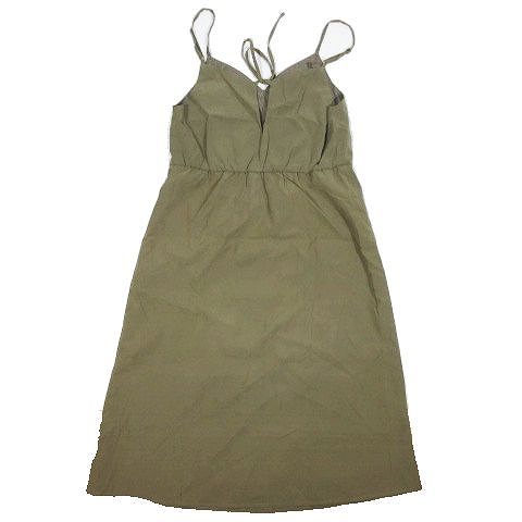 中古 アースミュージック エコロジー Earth Music Ecology キャミソール ワンピース ロング 茶色 の通販はau Pay マーケット ブランド古着のベクトル