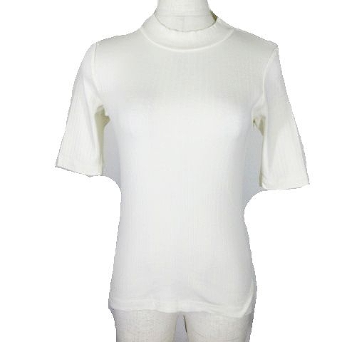 中古 ユニクロ Uniqlo ハイネック リブ Tシャツ カットソー 半袖 白 ホワイト サイズs 241 サイズs 7 レディースの通販はau Pay マーケット ブランド古着のベクトル