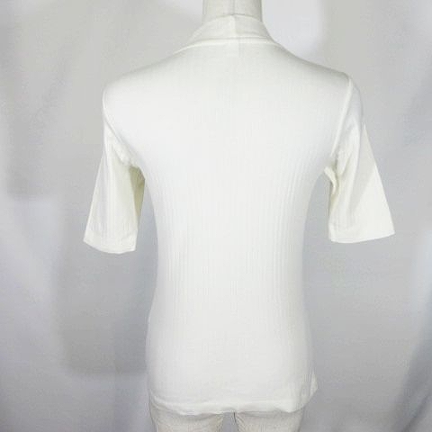中古 ユニクロ Uniqlo ハイネック リブ Tシャツ カットソー 半袖 白 ホワイト サイズs 241 サイズs 7 レディースの通販はau Pay マーケット ブランド古着のベクトル