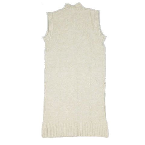 中古 ザラ Zara ニット ワンピース ロング丈 モックネック ノースリーブ サイドスリット Sベージュ 5 レディースの通販はau Pay マーケット ブランド古着のベクトル