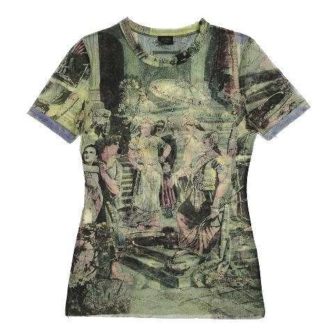 希少 Jean Paul GAULTIER FEMME パワーネット 半袖 - Tシャツ