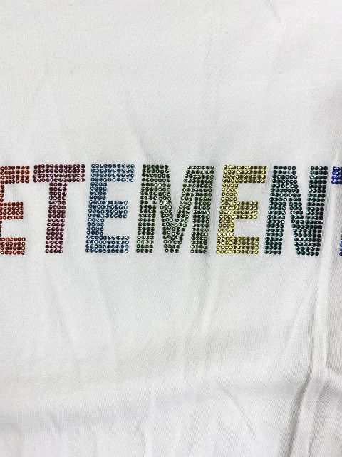 中古】22SS ヴェトモン ベトモン VETEMENTS マルチカラー クリスタル