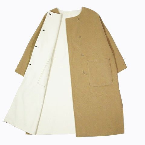 中古】美品 アドーア ADORE オーバーサイズ リバーシブル コート