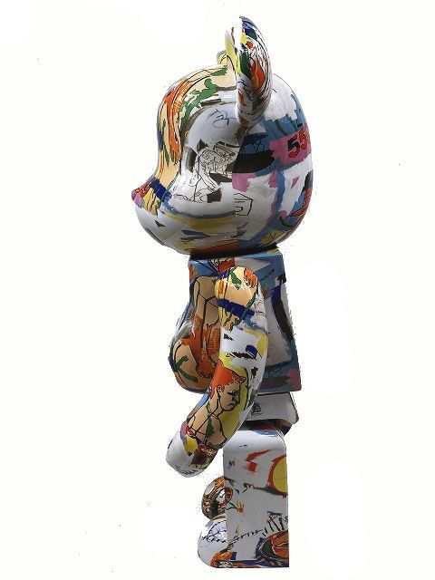 中古】ベアブリック BE@RBRICK ANDY WARHOL x JEAN-MICHEL BASQUIAT #1