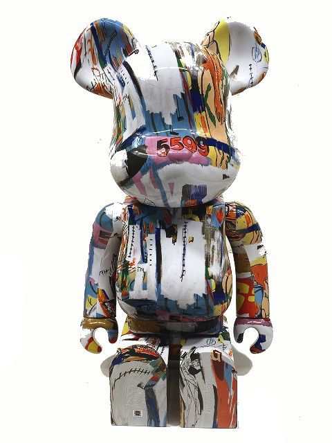 中古】ベアブリック BE@RBRICK ANDY WARHOL x JEAN-MICHEL BASQUIAT #1 ...