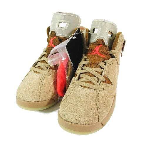 中古】未使用品 ナイキ NIKE ×Travis Scott PS AIR JORDAN 6 RETRO SP