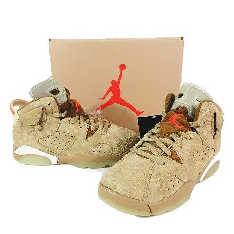 中古】未使用品 ナイキ NIKE ×Travis Scott PS AIR JORDAN 6 RETRO SP