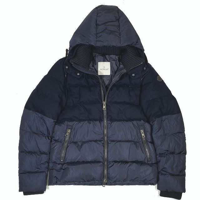 中古】モンクレール MONCLER ダウンジャケット ブルゾン アウター NOIR