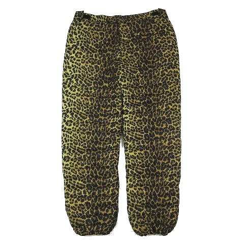 中古】美品 21AW シュプリーム SUPREME Micro Down Pants Leopard