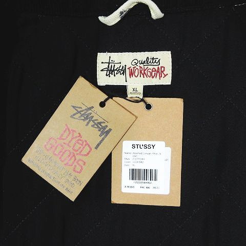 中古】未使用品 23SS ステューシー STUSSY Washed canvas shop jacket