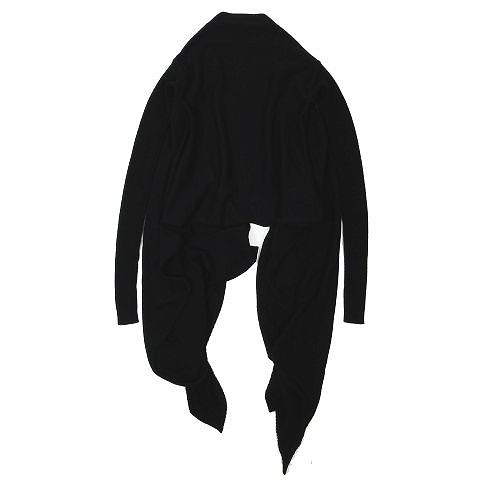 【訳あり】Rick Owens リックオーエンス アシメトリーセーター S 黒ニット/セーター