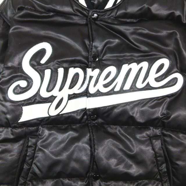 中古】16AW シュプリーム SUPREME Script Varsity Puffy Jacket