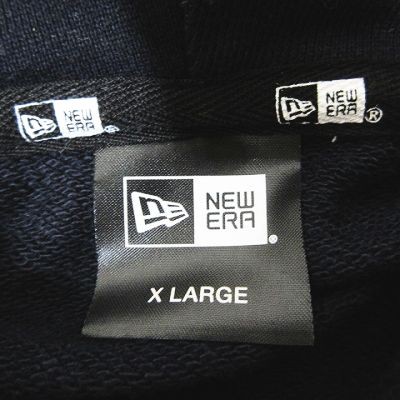 レア　newera フーディー　フリース  ヤンキース　ネイビー　XXL