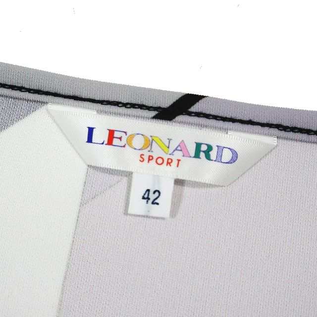 中古】美品 レオナールスポーツ LEONARD SPORT 花柄 フラワープリント