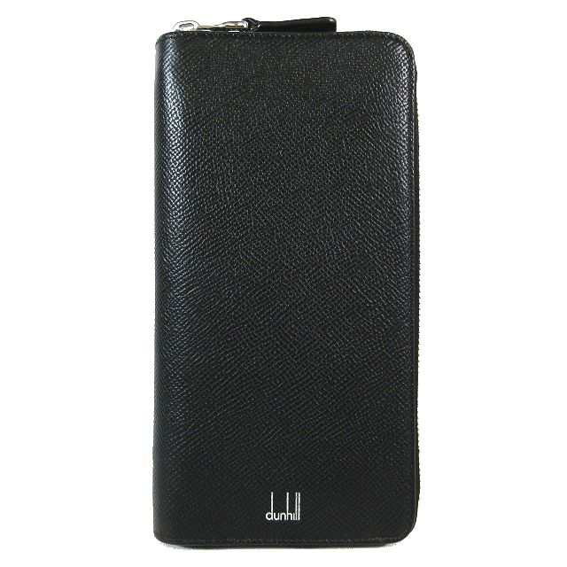 中古】未使用品 ダンヒル dunhill 長財布 ラウンドファスナー カドガン ...