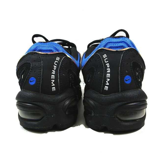 中古】ナイキ NIKE ×SUPREME AIR MAX TAILWIND 4 BLACK エアマックス