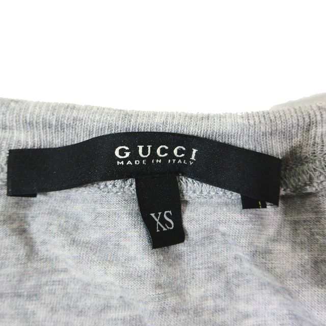 中古】グッチ GUCCI Tシャツ カットソー 半袖 ロゴ クルーネック