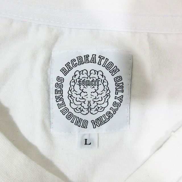 サミット ダメージTシャツ ホワイト L
