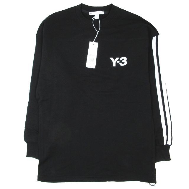 中古】未使用品 22SS ワイスリー Y-3 3ライン ストライプ クルーネック