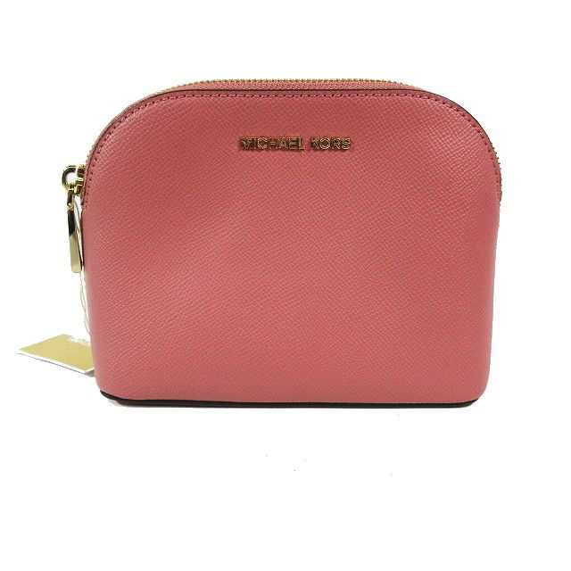 中古】未使用品 マイケルコース MICHAEL KORS TRAVEL POUCH LEATHER ...