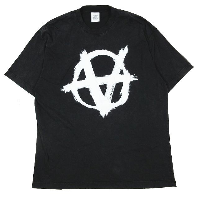 中古】23SS ヴェトモン VETEMENT Reverse anarchy Tシャツ カットソー