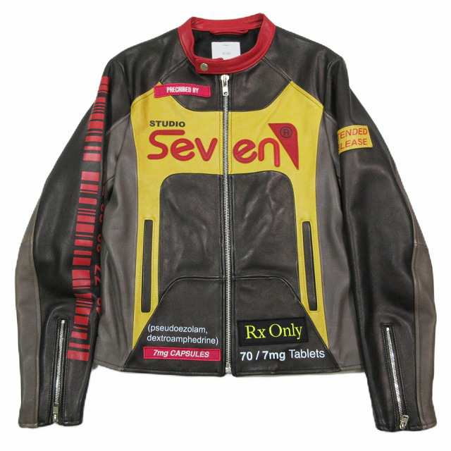 中古】スタジオセブン STUDIO SEVEN レーシングジャケット ライダース