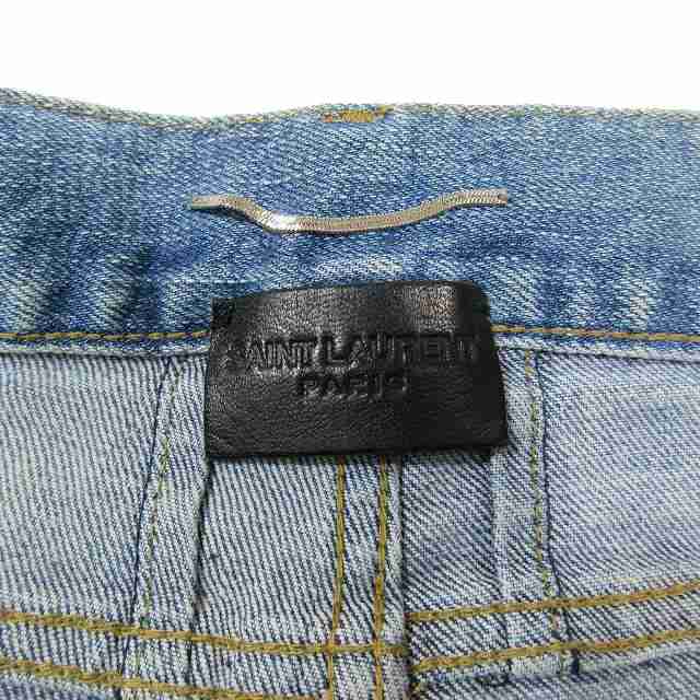 中古】17SS サンローラン パリ SAINT LAURENT PARIS デストロイ