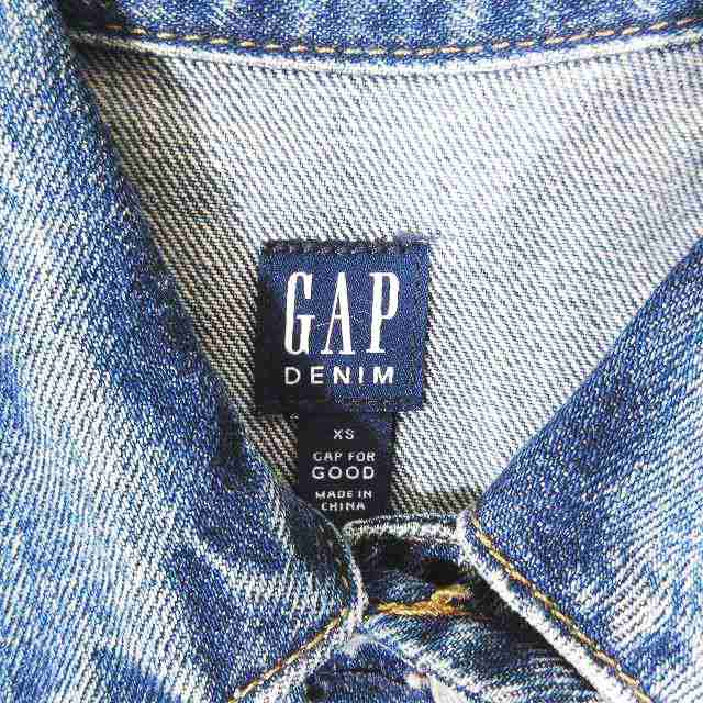 中古】ギャップ GAP デニムジャケット Gジャン ウォッシュ加工