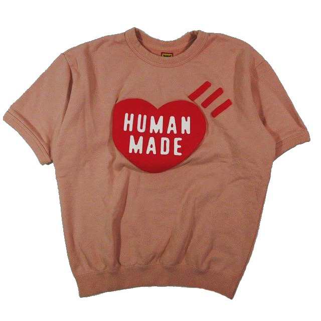 ヒューマンメイド HUMAN MADE ハート ロゴ 半袖 スウェットシャツ