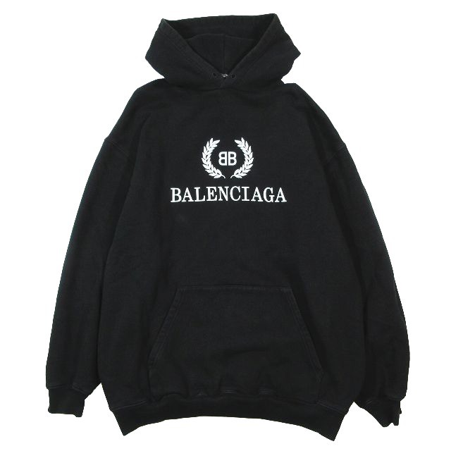 19SS バレンシアガ BALENCIAGA BB ロゴ オーバーサイズ パーカー