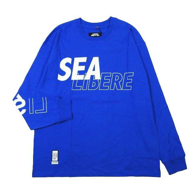 windandsea ロンt ブルー　水色　tシャツ  L ウィンダンシー