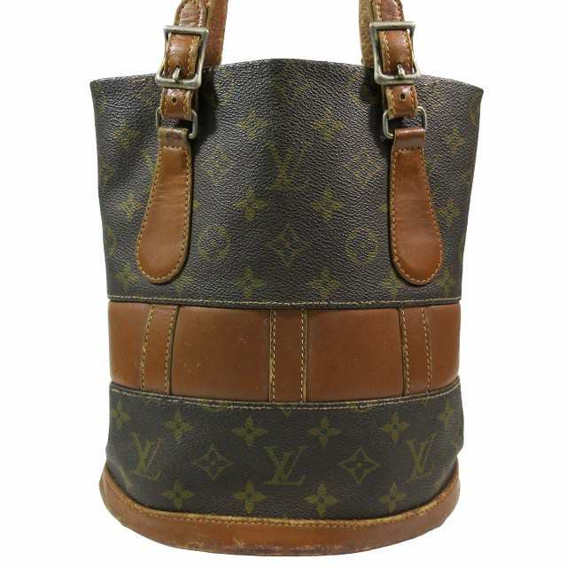 中古】ルイヴィトン LOUIS VUITTON USA限定モデル モノグラム バケット ...