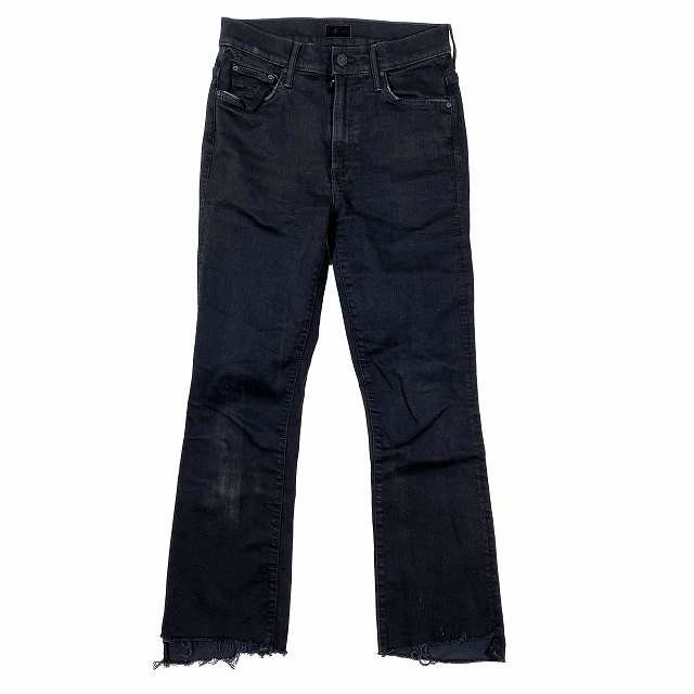 中古】マザー mother DENIM ロップドフレアスキニー デニムパンツ ...