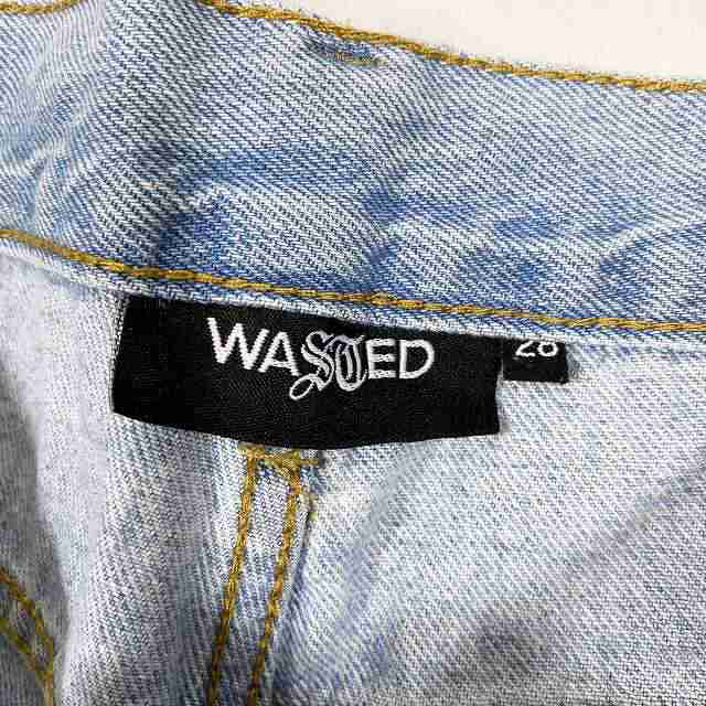 中古】WASTED PARIS ウェイステッドパリス デニムワイドパンツ