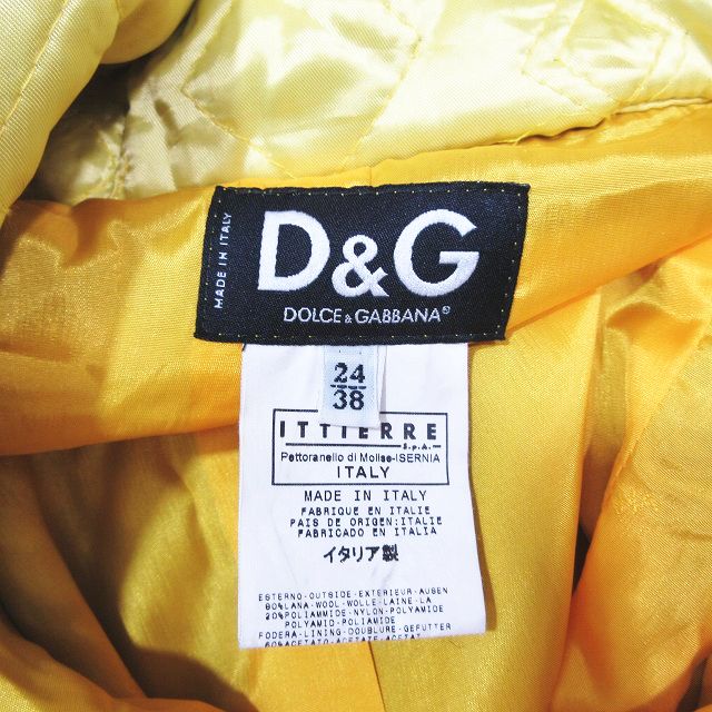 中古】ドルチェ&ガッバーナ ドルガバ DOLCE&GABBANA コート ハーフ