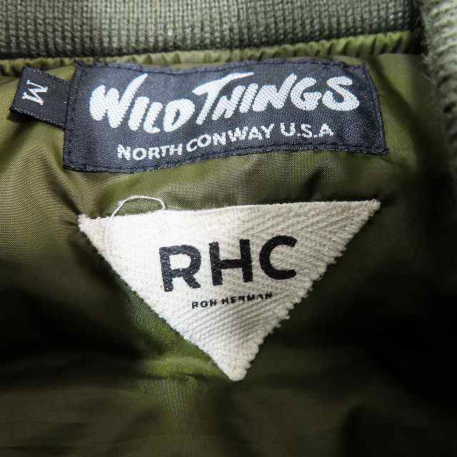 中古】ロンハーマン×ワイルドシングス Ron Herman×WILD THINGS MA-1