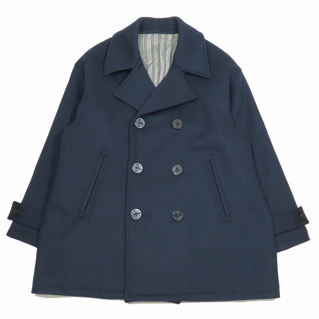 美品 22AW uniform experiment OVER SIZED PEA COAT オーバーサイズ