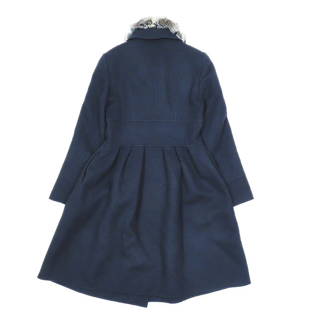 中古】ルネ Rene Aライン コート チンチラ ミンクファー アンゴラ混