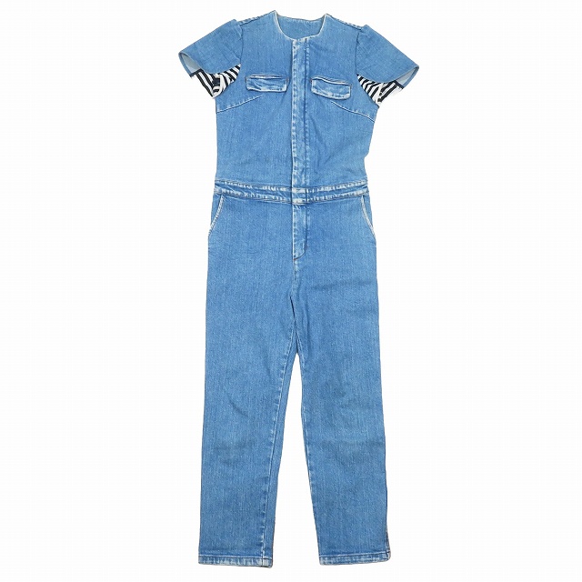 ボーダーズアットバルコニーborders at balcony デニムサロペット