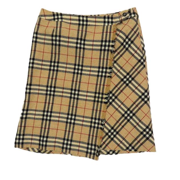 中古】バーバリー ロンドン BURBERRY LONDON ひざ丈 スカート ノバ  
