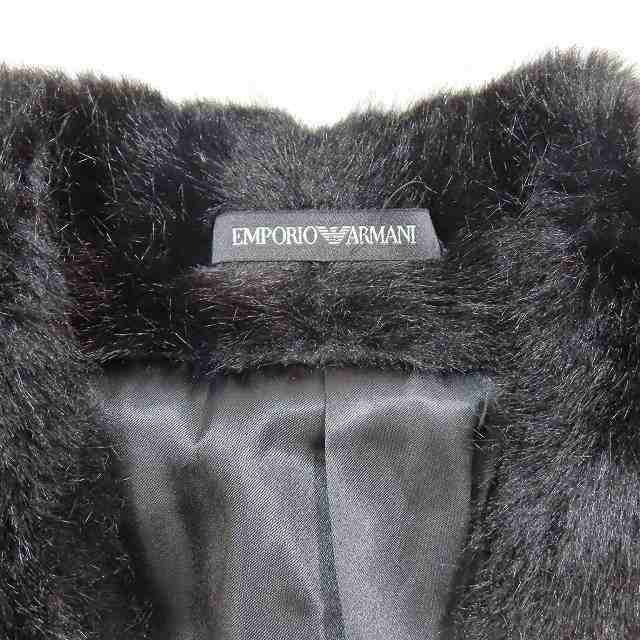 中古】極美品 18AW エンポリオアルマーニ EMPORIO ARMANI フェイクファーショールカラー ウール コート アウターの通販はau PAY  マーケット - ブランド古着のベクトル | au PAY マーケット－通販サイト