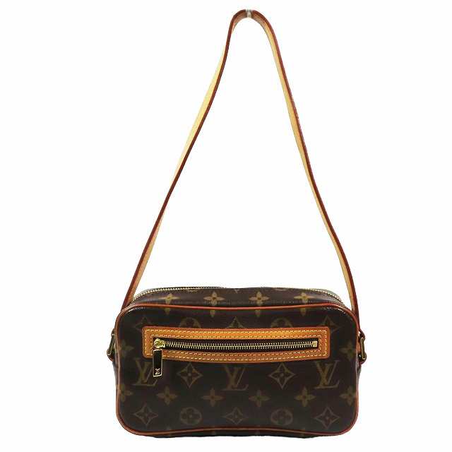 【中古】ルイヴィトン LOUIS VUITTON モノグラム ポシェットシテ ショルダーバッグ 肩掛け レザー カバン M51183