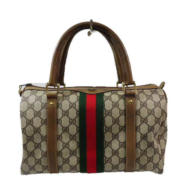 中古】グッチ GUCCI オールドグッチ ヴィンテージ ミニボストンバッグ シェリーライン GG柄 カバン キャンバス ブラウンの通販はau PAY  マーケット - ブランド古着のベクトル | au PAY マーケット－通販サイト