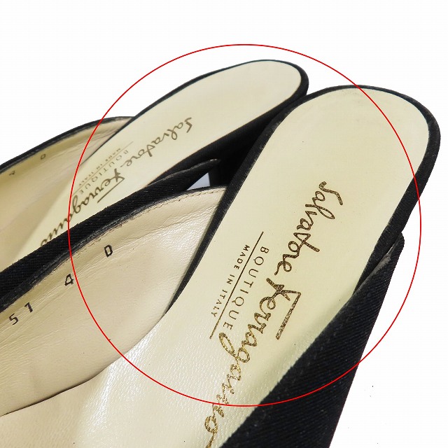 中古】サルヴァトーレフェラガモ Salvatore Ferragamo ミュール  