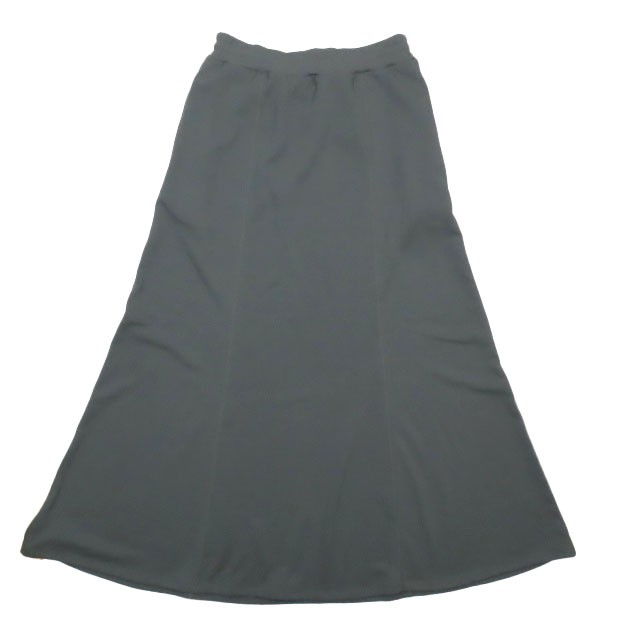 【中古】エリオポール heliopole SWEAT A LINE SKIRT スウェット Aライン スカート ロング ウエストゴム カーキ 38 レディース の通販はフレアスカート