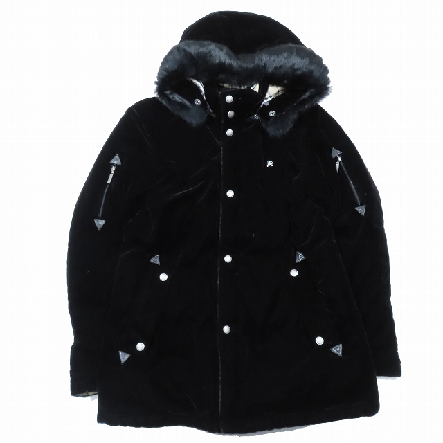 BURBERRY BLACK LABEL ダウンジャケット ブラック M BURBERRY BLACK LABEL ブラックダウンジャケット M 【公式通販】